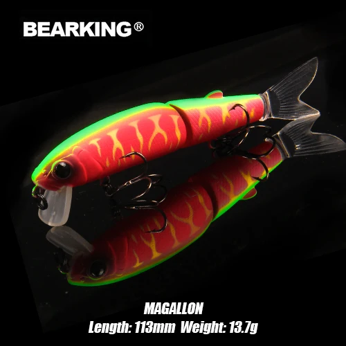 Magallon-L BEARKING Magallon Family 113 мм 16 г, 113 мм 13,7 г, 88 мм 7,2 г профессиональные рыболовные приманки гольян Кривошип горячая модель приманки - Цвет: Magallon-L