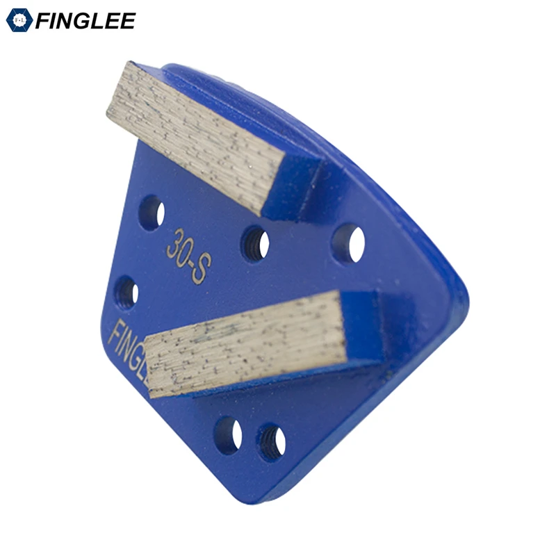 FINGLEE зернистость 16/30 трапециевидная Алмазная бетонная шлифовальная обувь
