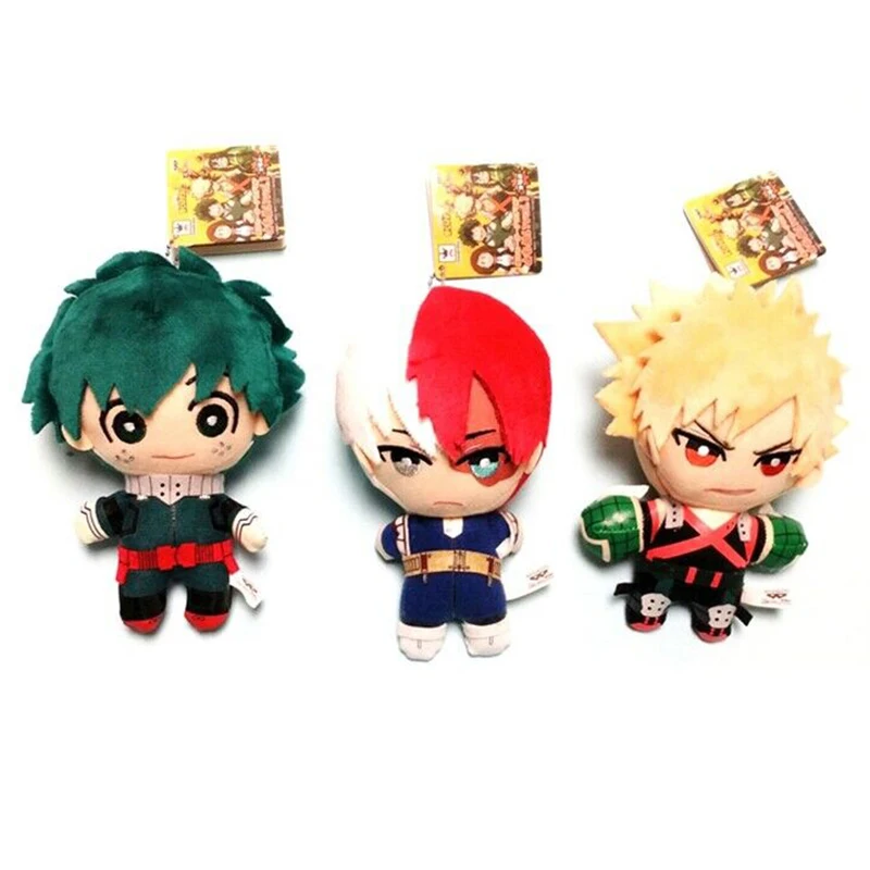 Аниме My Hero academic Мультяшные плюшевые куклы игрушки брелок Boku No Midoriya Izuku Katsuki для