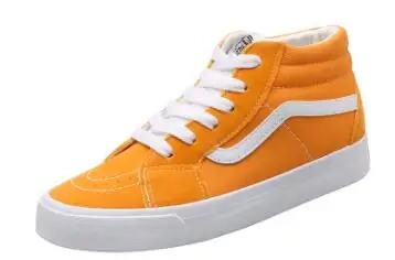 2019 модная женская Повседневная парусиновая обувь с высоким берцем дышащая