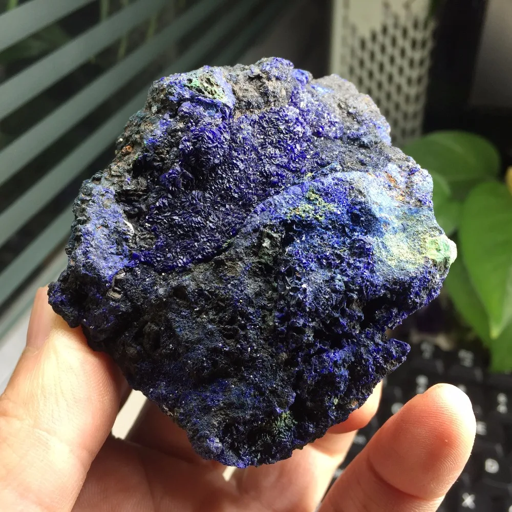 171 г натуральный образец материала из шезлита азуритовой геоды голубого и зеленого цвета, камень для исцеления рейки, украшение для дома #BH1109.