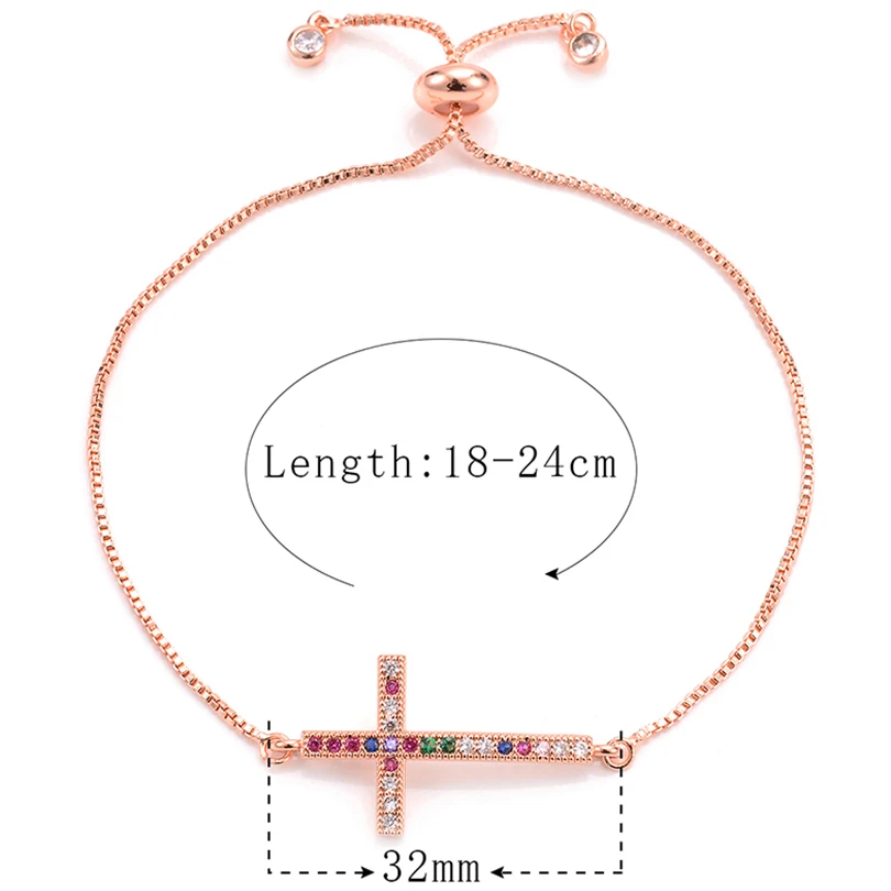 Модные разноцветные браслеты Pipitree с микрозакрепкой из фианита женский браслет