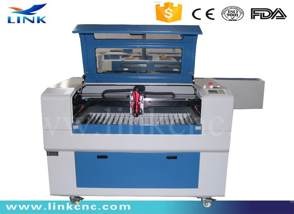 Высокая технология 9060 планшетный cnc co2 лазерная резка гибридная машина 130 Вт 150