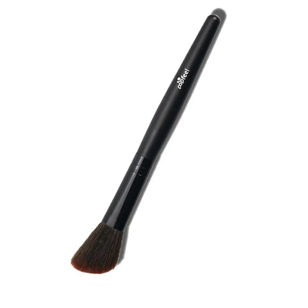 Профессиональный фонд blush brush свободные косой голову макияж кисти для начинающих