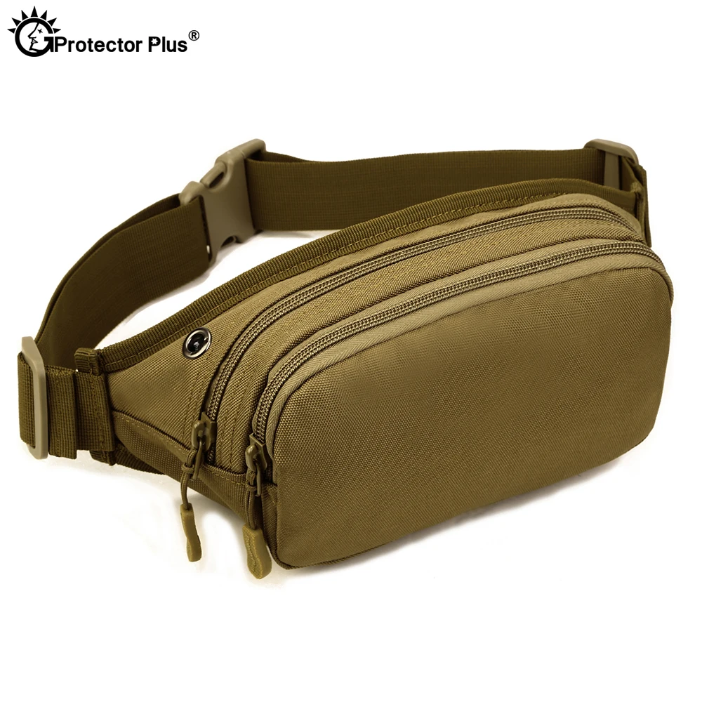 PROTECTOR PLUS Tactical Men Sports 5.7 inches Phone Waist Bag Military Combat Outdoor Small Crossbody 900D Nylon Running Riding | Спорт и