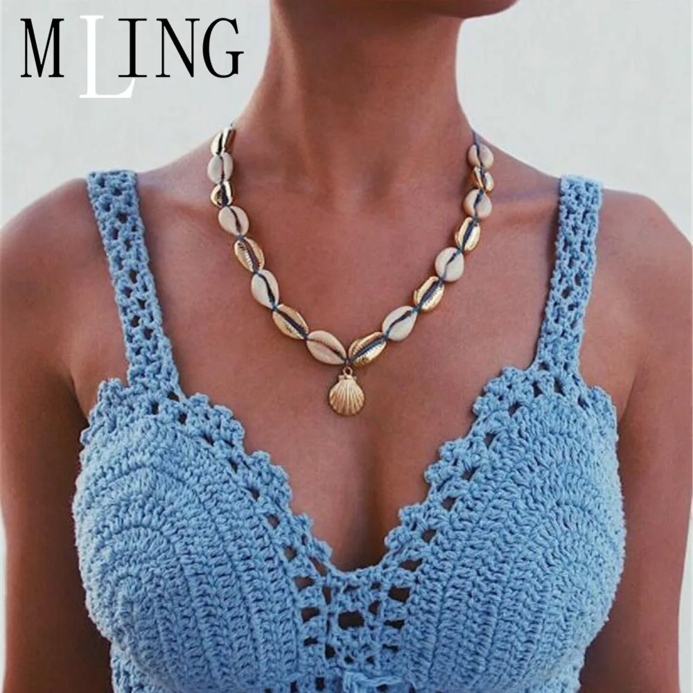 Женское Ожерелье гребешок MLING новинка 2019|Ожерелья с подвеской| |