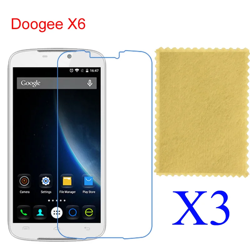 3 шт Для Doogee X5S X6 X7 X9 мини Pro Высокий прозрачный глянцевый Защитная пленка для |
