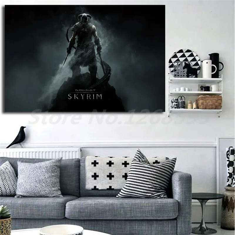 Блестки V Skyrim HD обои холст плакаты принты настенная живопись декоративная
