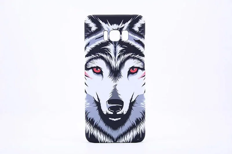Чехол накладка с изображением леса короля льва волка совы для Samsung Galaxy S8 Plus|case for
