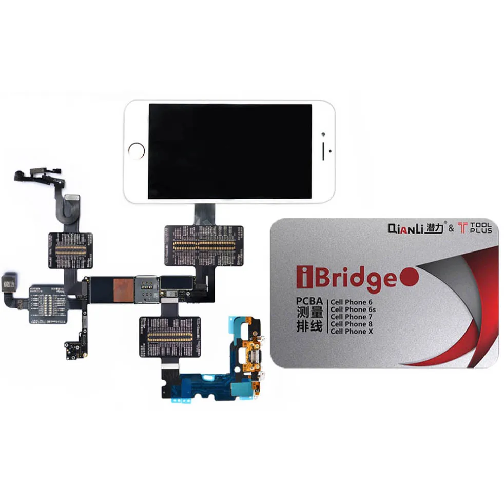 Тестовый Кабель QianLi iBridge FPC для iphone X 6 6S 7 7P 8 8p материнская плата с детектором