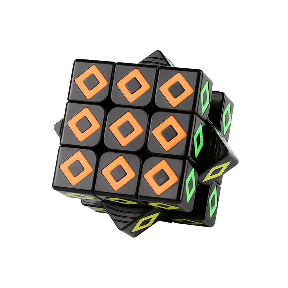 Cubing класс Mofangjiaoshi странная форма черный кристалл магический куб головоломка на