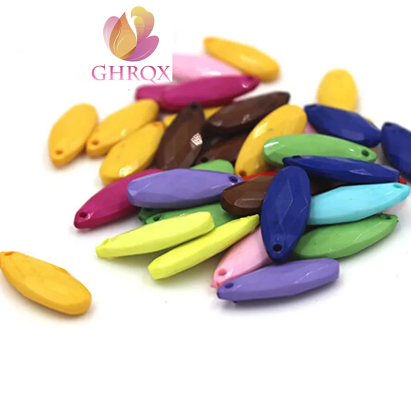 GHRQX Лидер продаж 12 мм акриловые подвеской капелькой из браслет бусин сделай сам