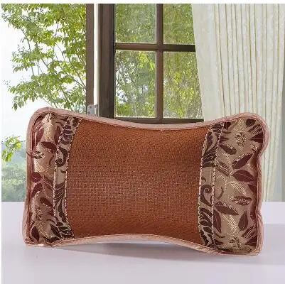 Summer infant child bamboo incense cold pillow flower tea neck nap core rattan ice silk | Дом и сад
