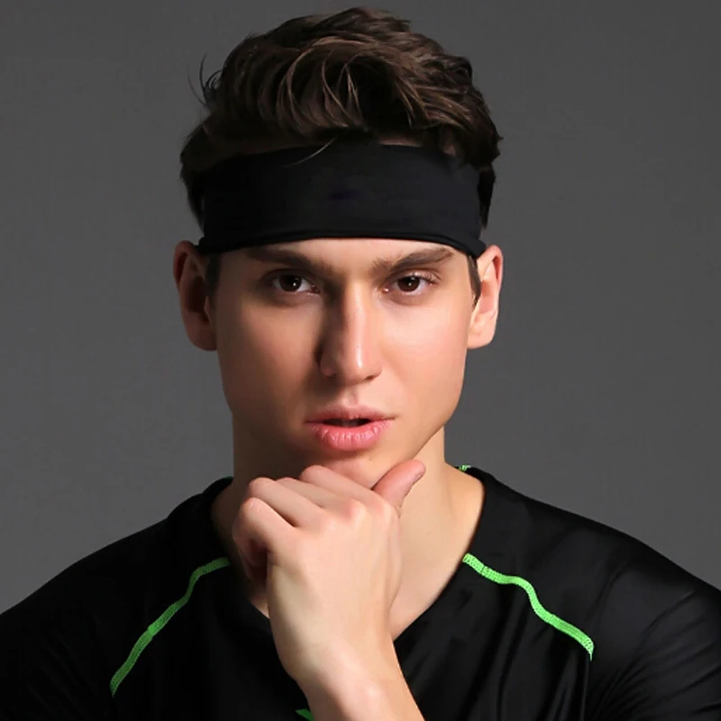 Высокое качество однотонные спортивные Напульсники Для мужчин и женщин с Chinlon