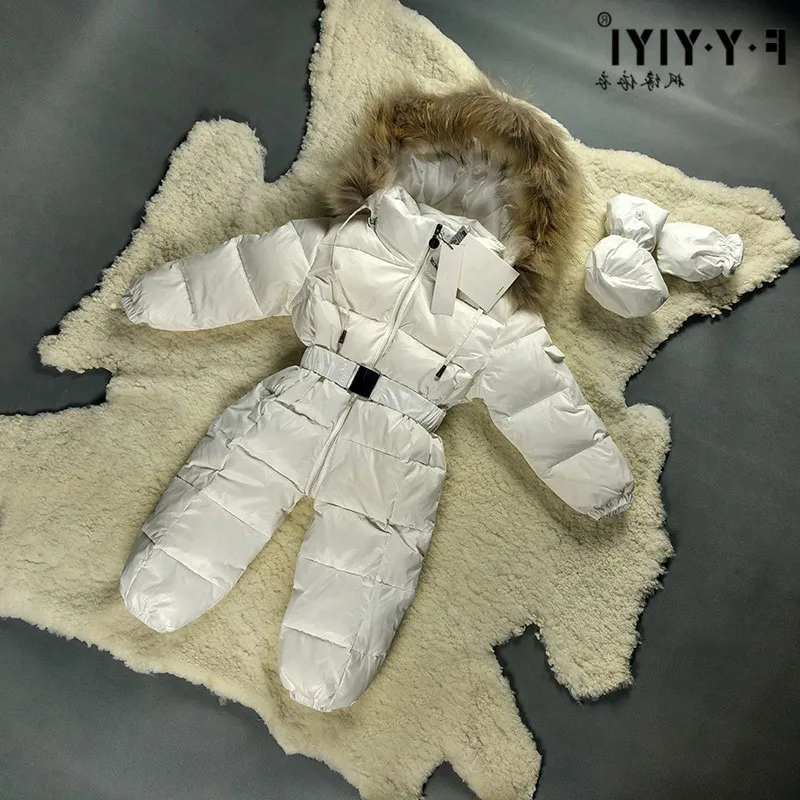 Детские зимний костюм зимняя куртка для девочек 3 м-24 м белый розовый цвет: черный