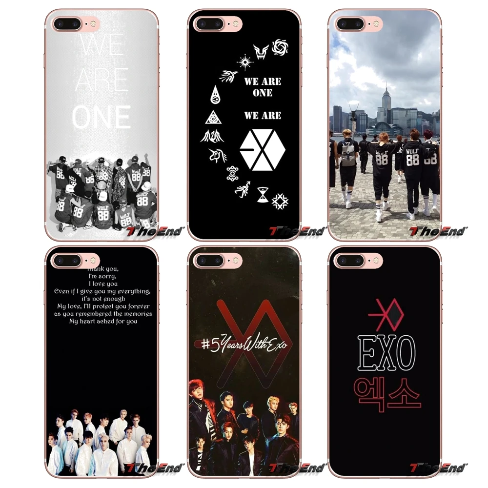 Аксессуары для телефона Exo Kpop чехлы Huawei G7 G8 P7 P8 P9 Lite Honor 4C 5X 5C 6X Mate 7 8 9 Y3 Y5 Y6 II 2 Pro