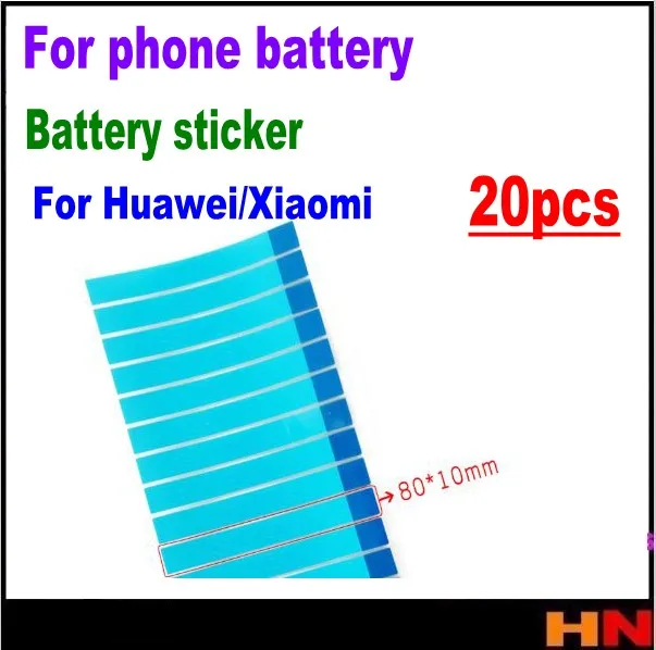 20 шт. батарея клейкая наклейка для huawei для Xiaomi телефон батарея клей лента полоса Tab Замена P