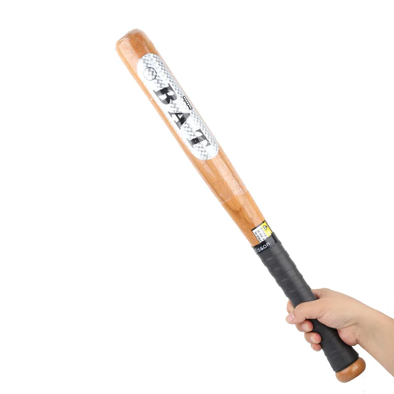 63CM with blet ITSTYLE Спорт на открытом воздухе, фитнес твердая деревянная бейсбольная бита для бит из твердых пород дерева летучие мыши 53 см 63 см 73 см 83 см - Цвет: 63CM with blet