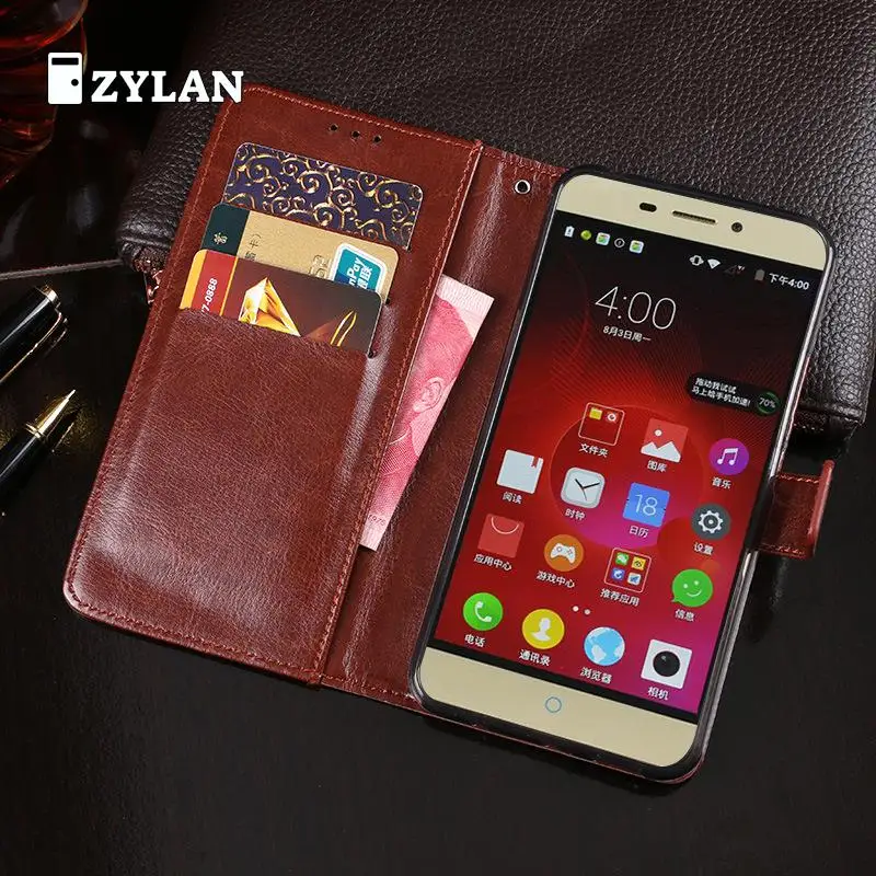 Новинка чехол для ZTE V5 Pro кожаный чехол-бумажник с откидной крышкой и ТПУ N939st