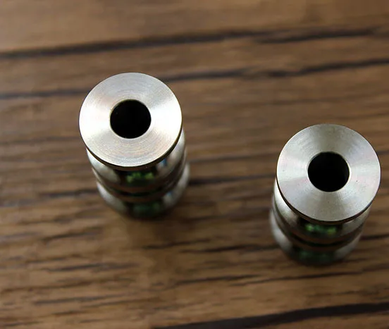 Титановый сплав Бусы на веревочке Металлические Подвески Череп Паракорд Браслет