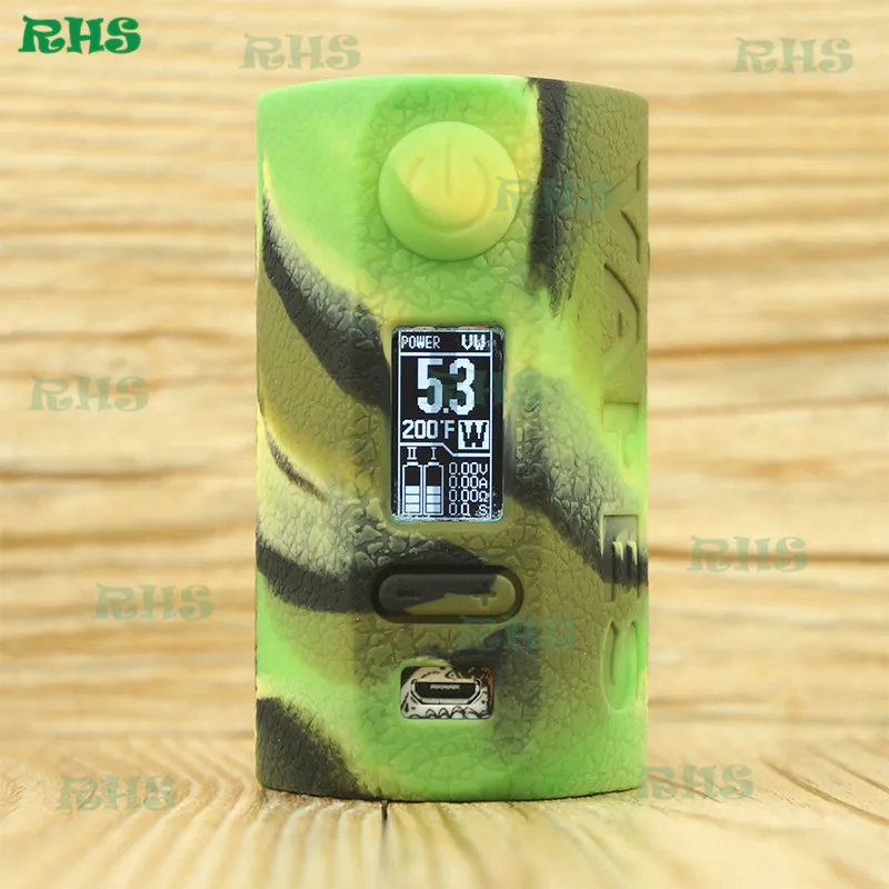 camouflage 2 шт., горячая распродажа, силиконовый защитный чехол/Чехол/чехол/сумка для Vapor Storm, Пума, 200 Вт, пищевая упаковка - Цвет: camouflage