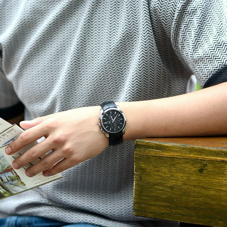 Мужские деловые автоматические механические часы Reloj Hombre 2021 классические