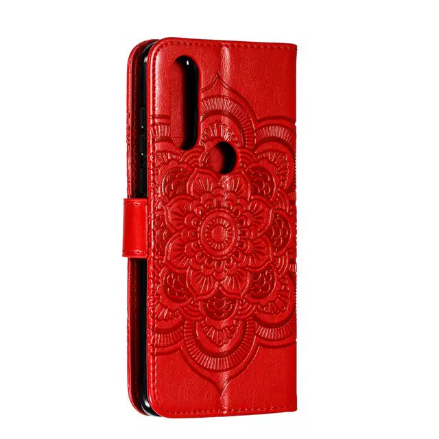 Кожаный чехол-бумажник для Moto E6 G7 Plus Z4 P40 E5 Play Go Motorola One Action Pro power Vision Магнитный рельефный Чехол-книжка