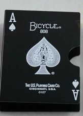 steel bicycle black Защитная коробка для покера, зажим для карт из нержавеющей стали, алюминиевые защитные коробки для колода игральных карт - Цвет: steel bicycle black
