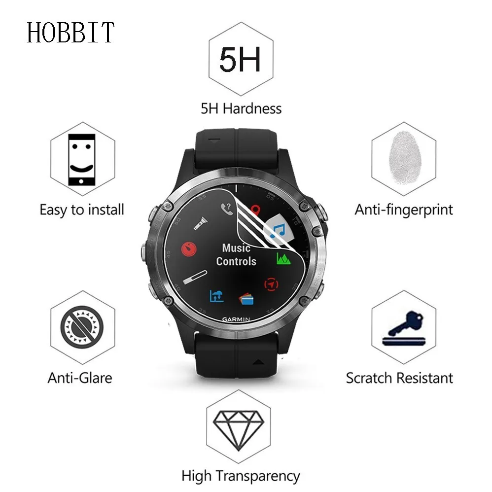 3 шт. Защитные чехлы для смарт часов Garmin Fenix 5 Plus / 5S 5X Plus|Защита экрана| |
