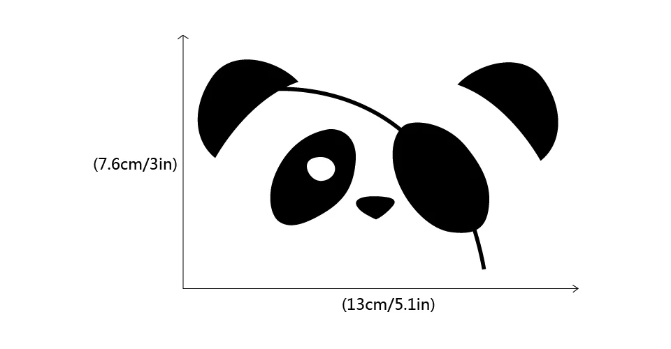 Panda-6 Creative Pirate Panda Switch Sticker Cartoon Animal Vinyl Wall for Kids Room Home Wallpaper | Обустройство дома