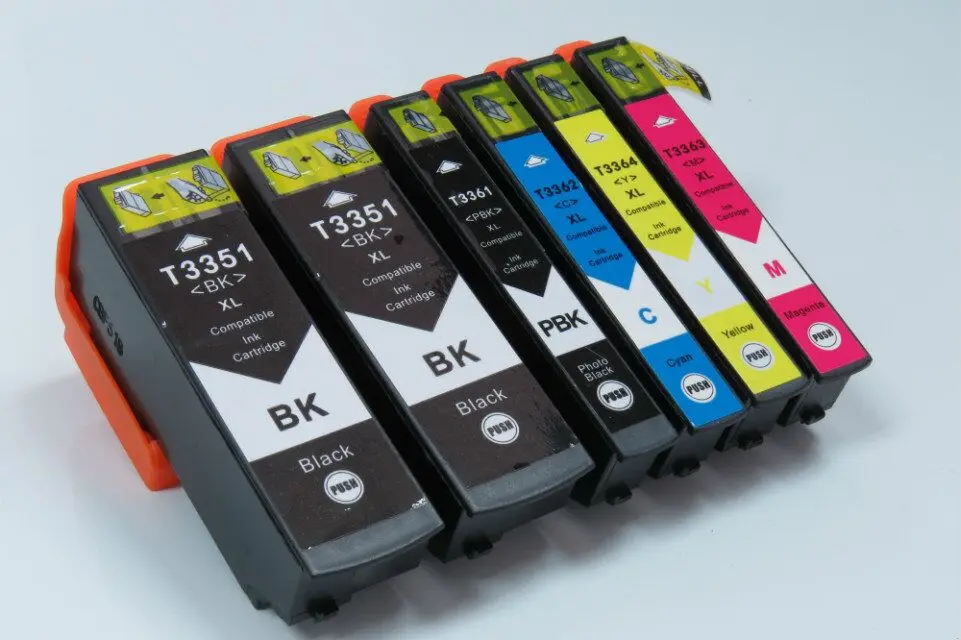 5PK 33XL чернильный картридж совместимый для Epson XP 900 530 630 830 635 540 640 645 T3351 Европы|ink