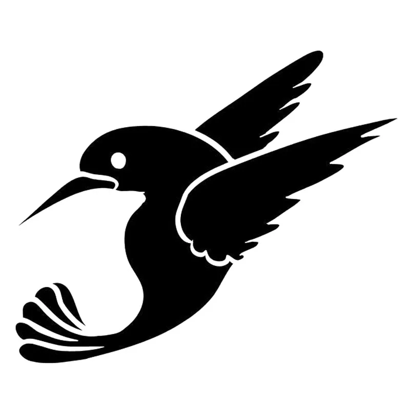 17 1 см * 14 милый Колибри Летающий модный автомобиль Стайлинг наклейки виниловые