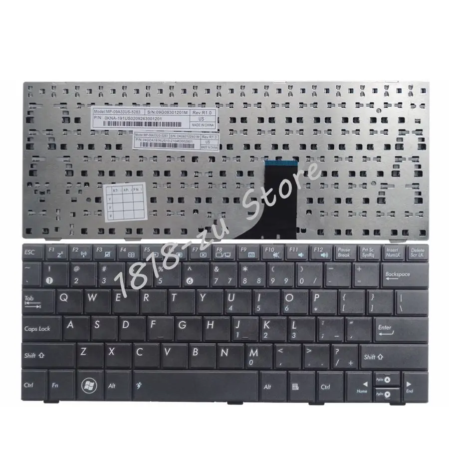 YALUZU новая клавиатура Английская версия для США ASUS EEE PC 1001 1001H 1005 1005H 1005HD 1005HA 1008 1008H