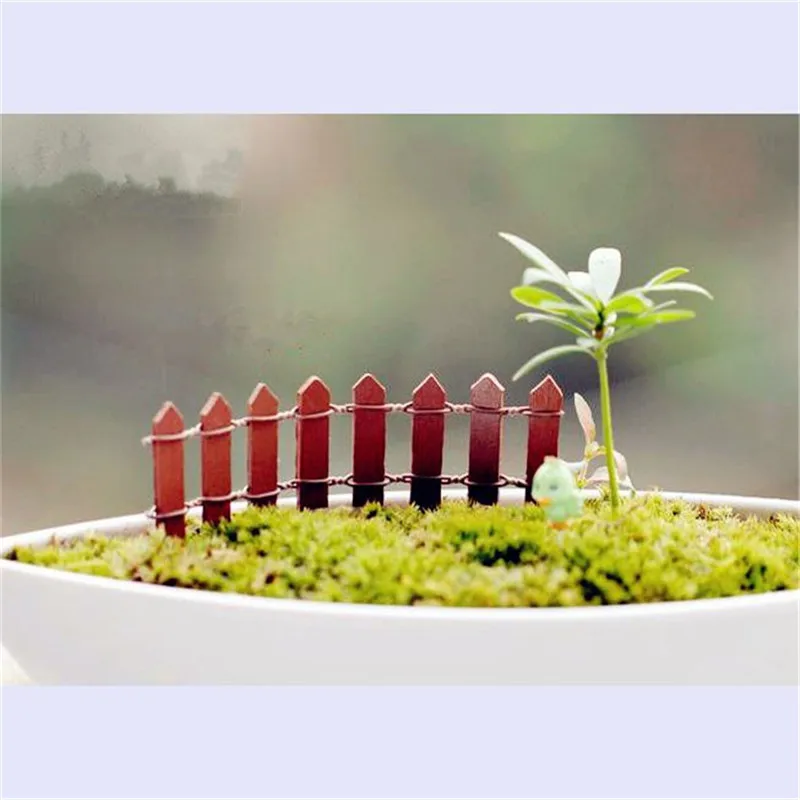 10 шт./лот деревянный маленький мир Ландшафтный декоративный микро искусственный