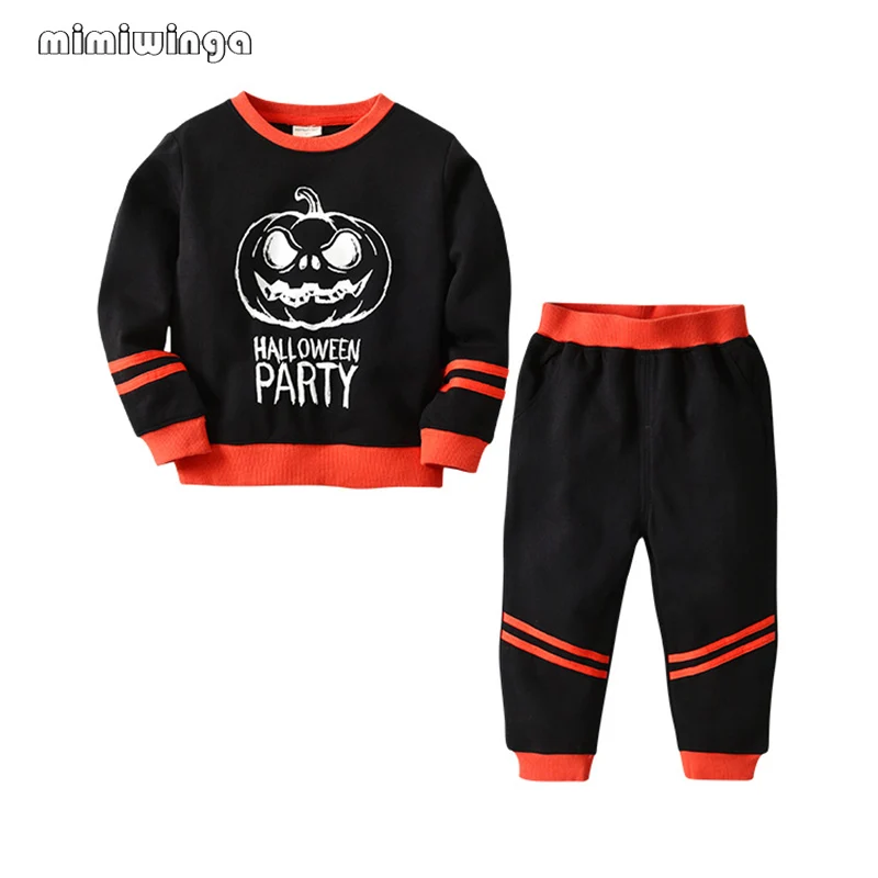 Mimiwinga Baby Boys Clothes 1-5 Years Kids Set Spring Long Sleeve T Shirt &amp Pants 2 Pieces Children Clothing | Детская одежда и