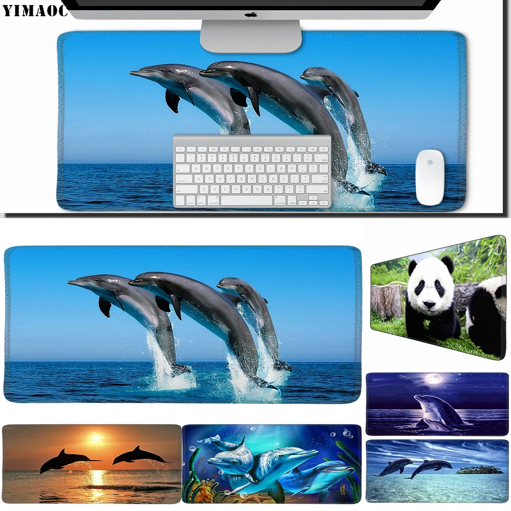 YIMAOC 30*70 см большой коврик для мыши геймер резиновый компьютерной игровой стол с