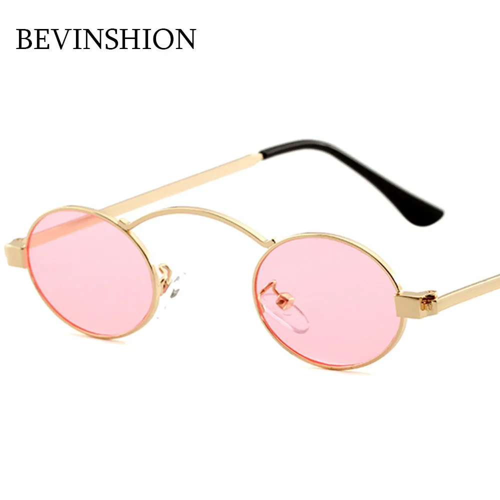 Brand Prince Glasses Steampunk Vintage Small Round Sunglasses Women Sun Tiny Sexy Retro Rock Punk Men Red Purple | Аксессуары для