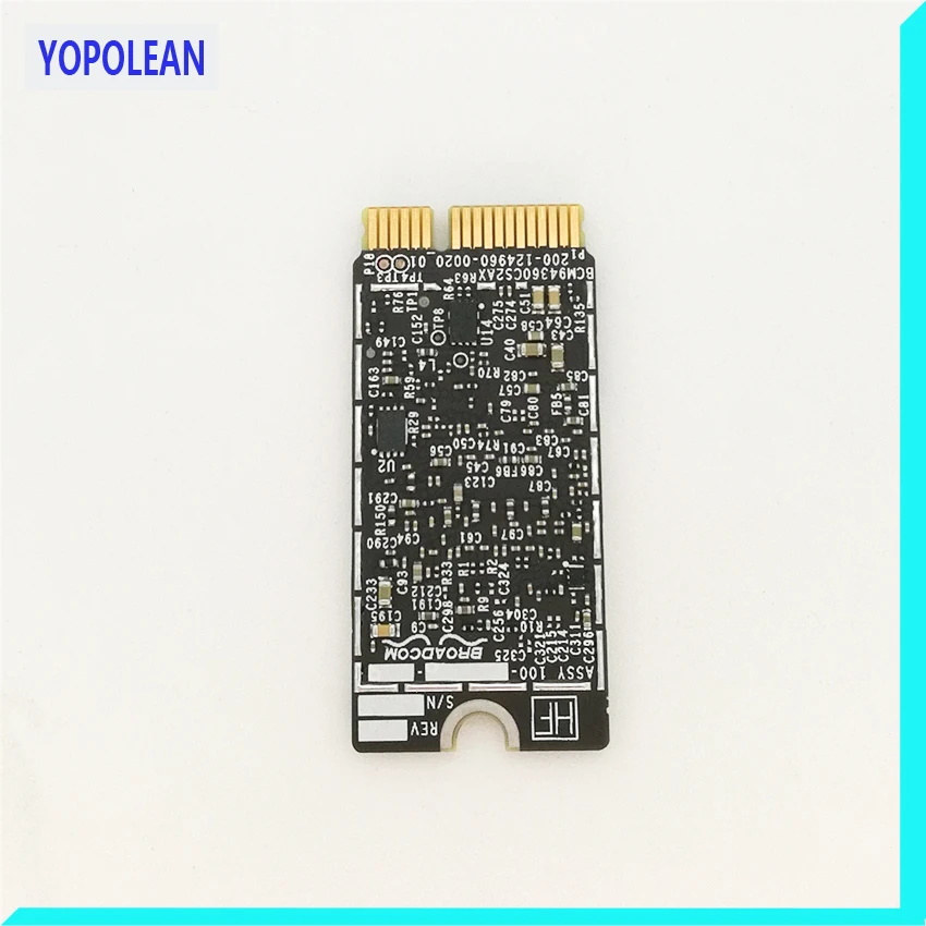 Беспроводной Bluetooth Wifi Карта Аэропорта BCM94360CS2 для Macbook Air 1" A1466 2013 802.11ac