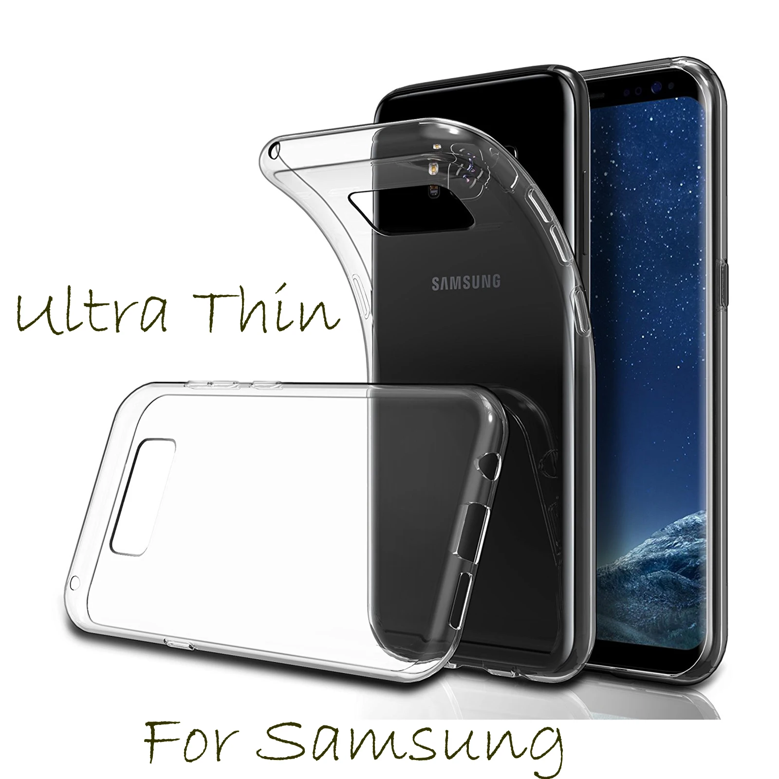 Тонкий ТПУ мягкий чехол КРЫШКА ДЛЯ samsung Galaxy S9 S8 плюс S7 S6 край J7 J5 J3 J730 J530 J330 j1 Mini Note 8