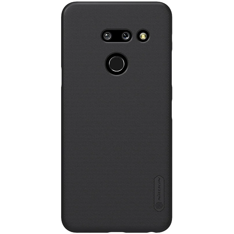 Черный Чехол Nillkin для LG G8 G7 ThinQ V30, суперматовый чехол для телефона, Жесткий Чехол для задней панели из поликарбоната, чехол для LG V30 G6 Q7 G7 G8 ThinQ Nilkin, чехол - Цвет: Черный