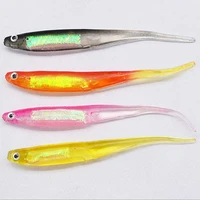 drop shipping easy shiner fishing lures 9 5cm2g wobblers carp fishing soft lures silicone artificial rainbow baits