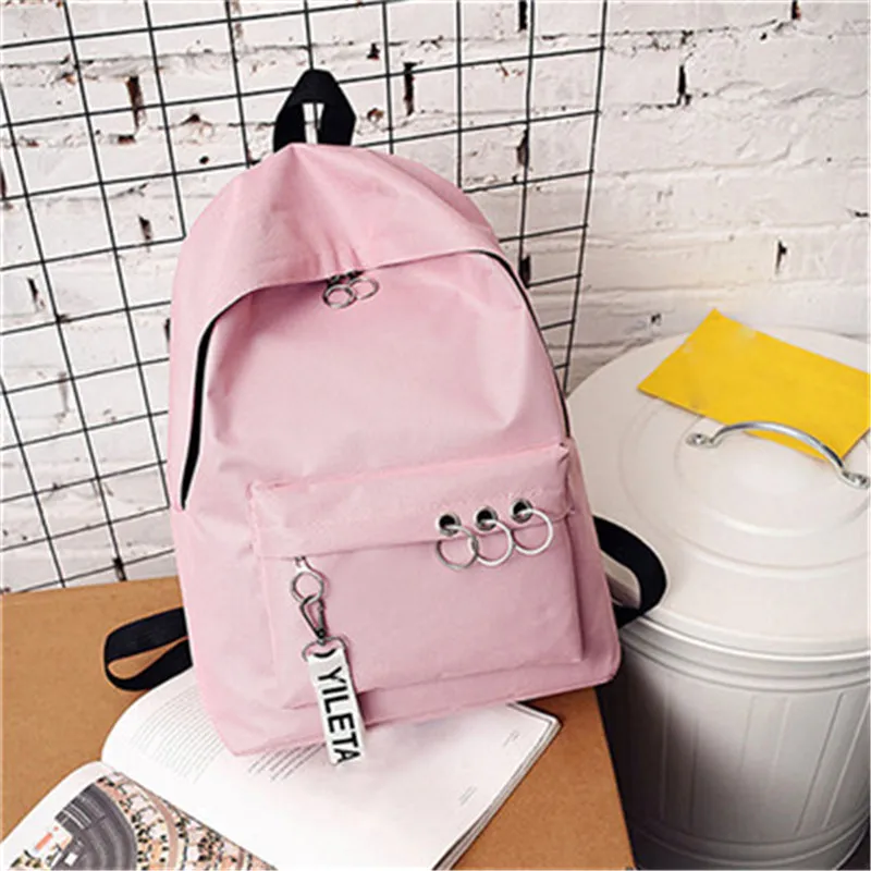 Подростковая Женская мода кольцо украшения плеча Bookbags ранец Путешествия Рюкзак звезда тот же пункт B# Прямая поставка