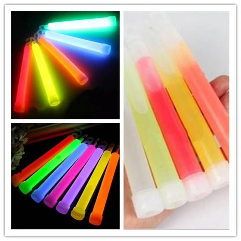 5 шт./лот смешанный цвет химическая светящаяся палочка палка ручной стабилизатор