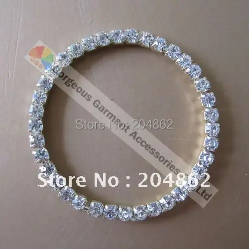 20 шт 40 50 57 мм SS16 4 мм Чешский Ясно горный хрусталь пряжки Crystal AB кольцо цвета: золотистый, серебристый комплект DIY Верховая browbands Gament аксессуары