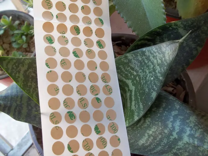 3 м круглая Двусторонняя лента/наклейка диаметром 10 мм для наклейки на мобильный