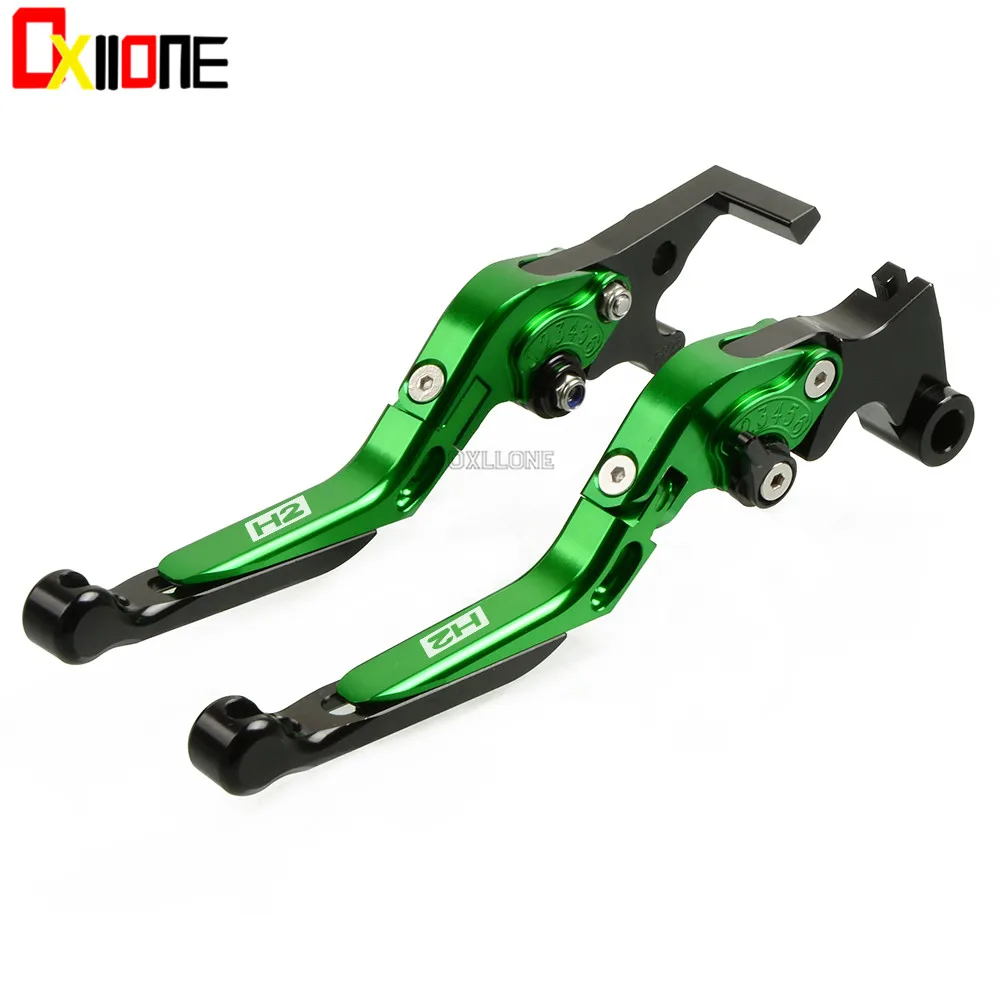 Два стиля регулируемые Выдвижные Тормозные Рычаги CNC для Kawasaki H2/H2R 2015 2016 с