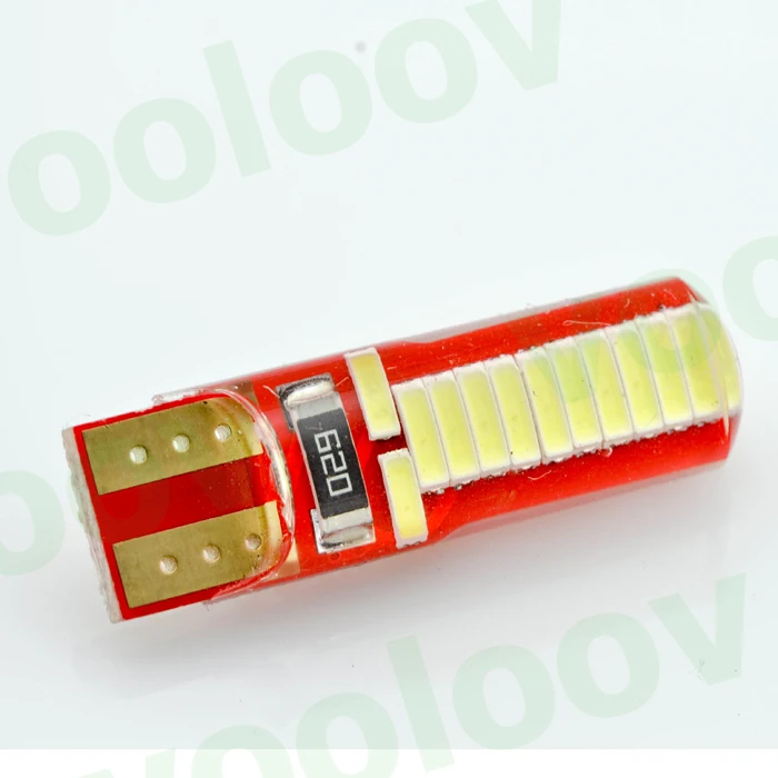 1x Распродажа супер яркий LED T10 canbus 24 SMD 4014 Автомобильный свет DC 12V w5w Авто cob зазор