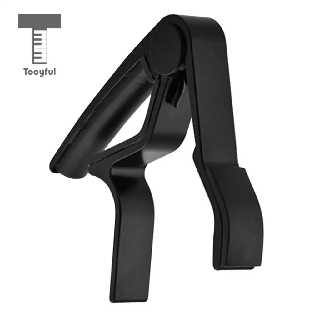 

Tooyful Acoustic Electric Guitar Capo Single-handed Tune Clamp Key Trigger for Guitar Accessories