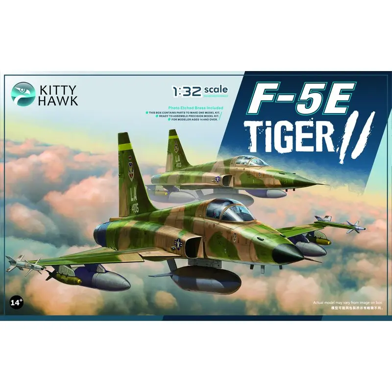 Kitty Hawk KH32018 1/32 США F-5E Tiger II набор моделей истребителей | Игрушки и хобби