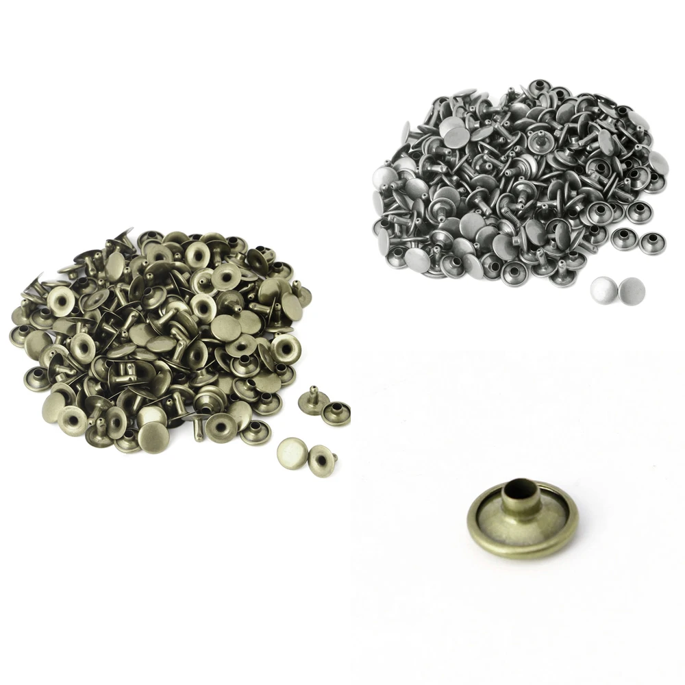 100pcs Stainless Steel Double Sided Rivets Child's Hat Tool DIY App Bag Accessory | Дом и сад